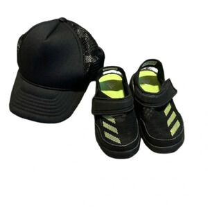 Adidas Fortaswim Toddler Boy Shoes & Trucker Hat